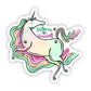 Believe in Yourself Rainbow Unicorn Sticker - Game On