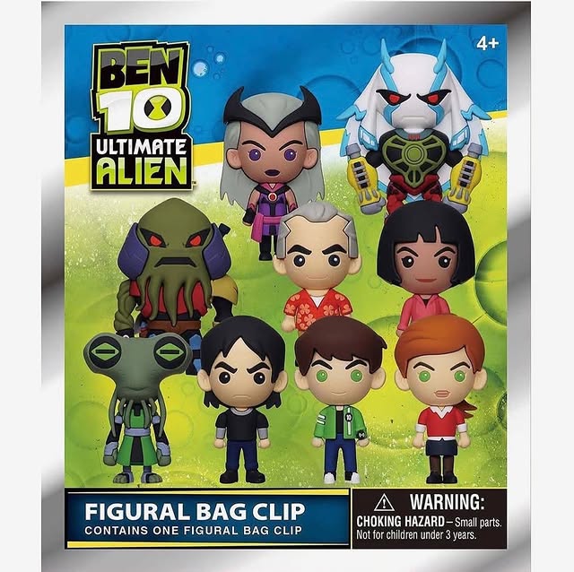Ben 10 3D Foam Bag Clip - Game On