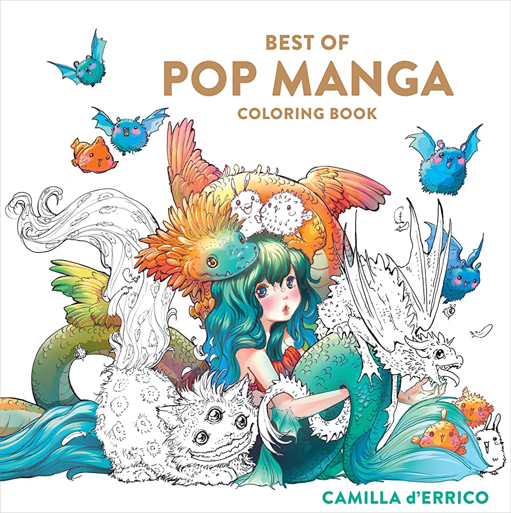 Best of Pop Manga Coloring Book - Game On
