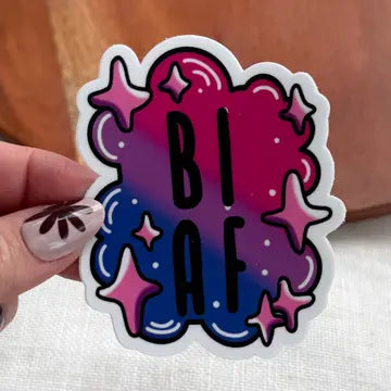 Bi AF Pride Sticker - Game On