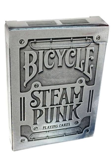 Bicycle Steampunk Silver Cards - Classic - Game On