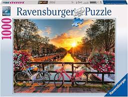 Bicycles in Amsterdam - 1000pc - Game On