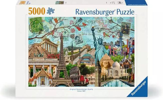 Big City Collage 5000 pc Puzzle - Game On