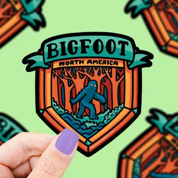 Big Foot Cryptid Location Sighting Vinyl Sticker - Game On