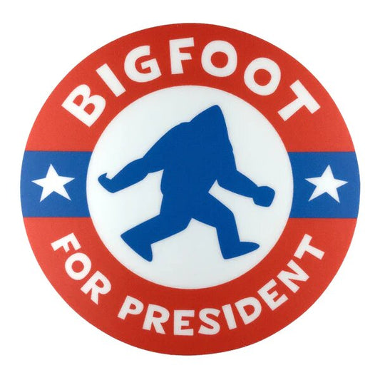 Bigfoot For President Campaign Sticker - Game On