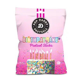 Birthday Cake Seasoned Pretzels 3.0 oz - Game On