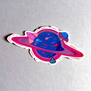 Bisexual Black Hole - Pride Cosmos Sticker - Game On