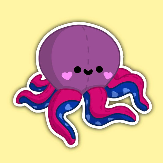 Bisexual Octopus Sticker - Game On