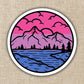 Bisexual Pride Mountainscape Flag Sticker - Game On