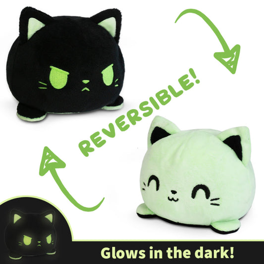 Black/Glow Cat - Reversible Plushie - Game On