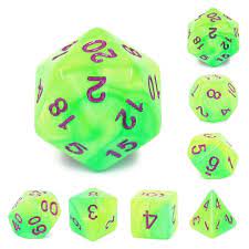 Blend Green/Yellow Dice - Game On