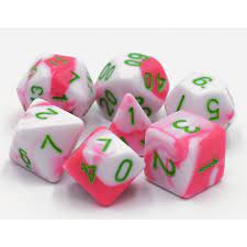 Blend Pink/White Dice - Game On