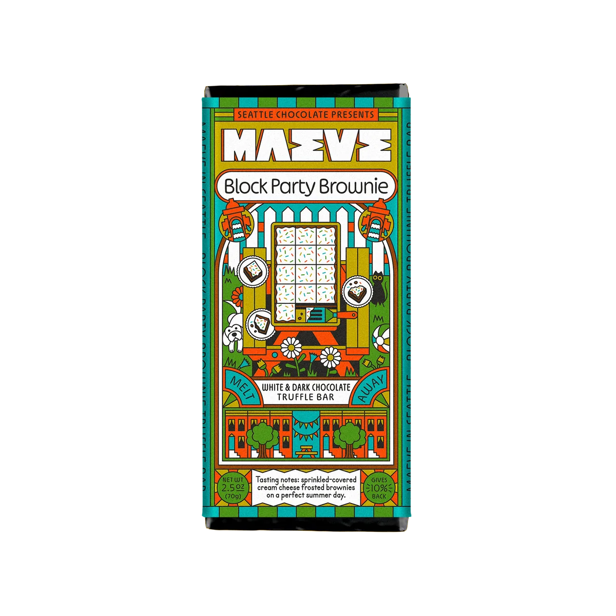 Block Party Brownie Truffle Bar - Game On
