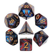 Blue Blood RPG Dice Set - Game On