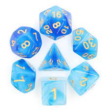 Blue Milky Dice - Game On