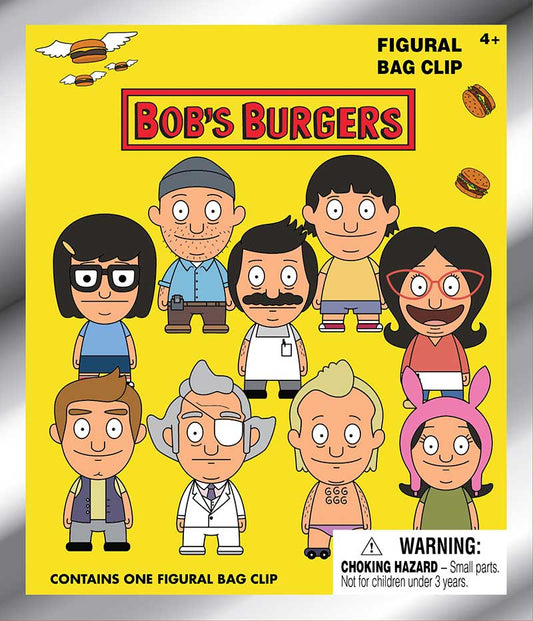Bob's Burgers 3D Foam Bag Clip, Series 1 - Game On