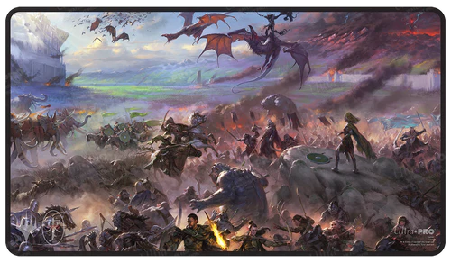 Bordless Scene Stictched Playmat - Game On