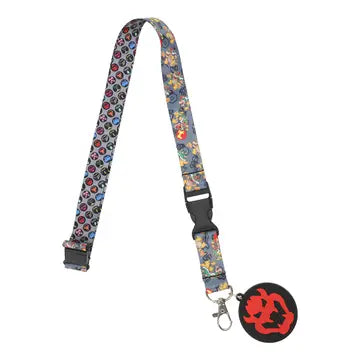 Bowser Lanyard With Metal Charm And ID Sleeve - Game On