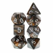 Bronze Coins RPG Dice Set - Game On