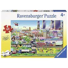 Busy Neighborhood 60pc Puzzle - Game On