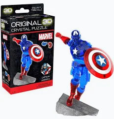 Captain America - 3D Crystal Puzzle - Game On