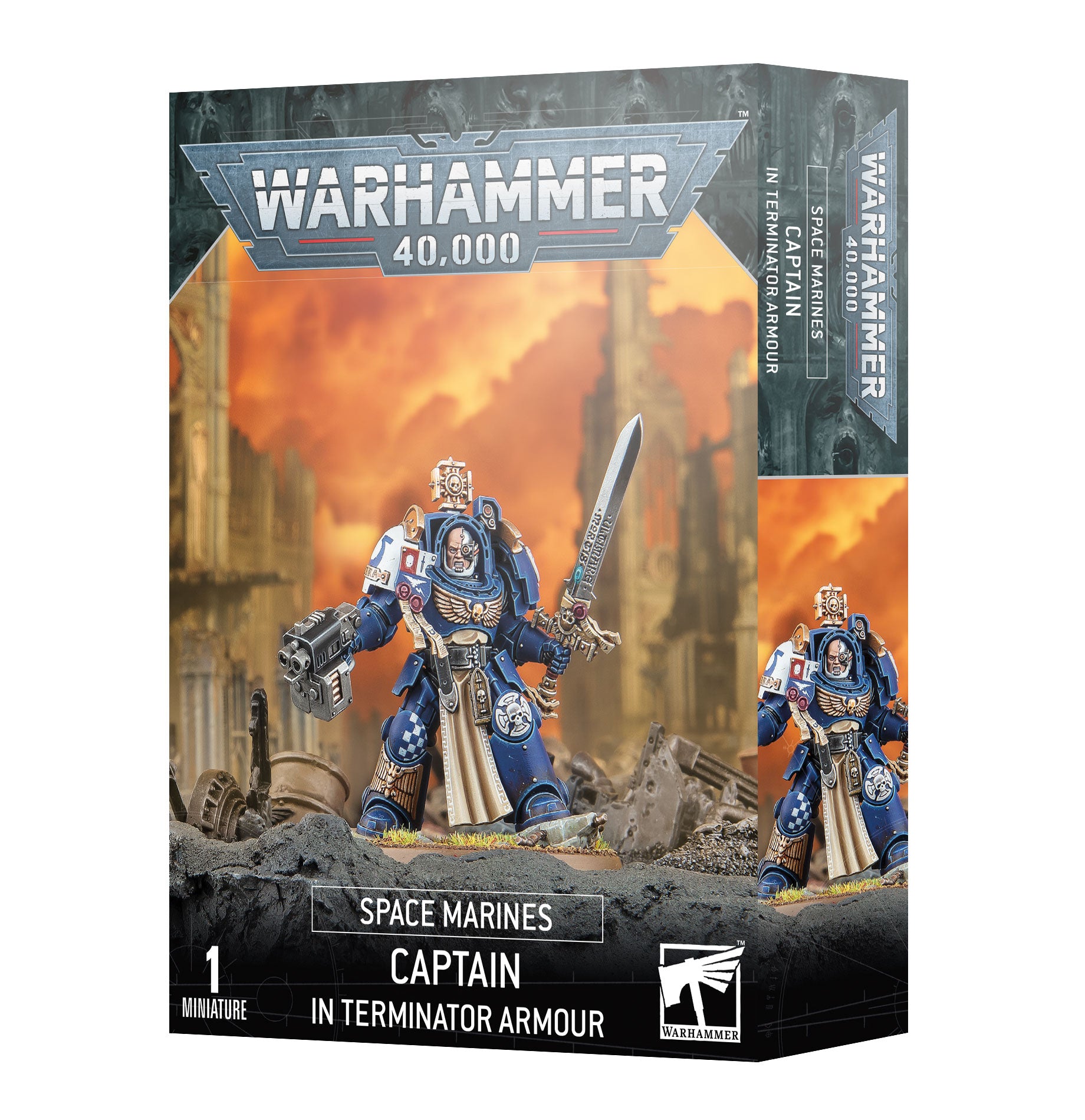 Captain in Terminator Armour - Space Marines - Game On