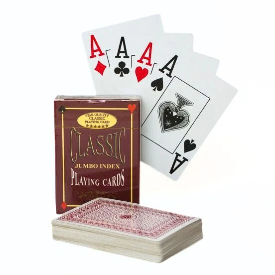 Cards Jumbo Face Single Deck - Classic - Game On