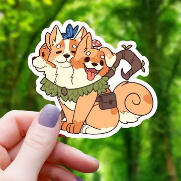 Cerberus Druid - Ttrpg Class Sticker - Game On