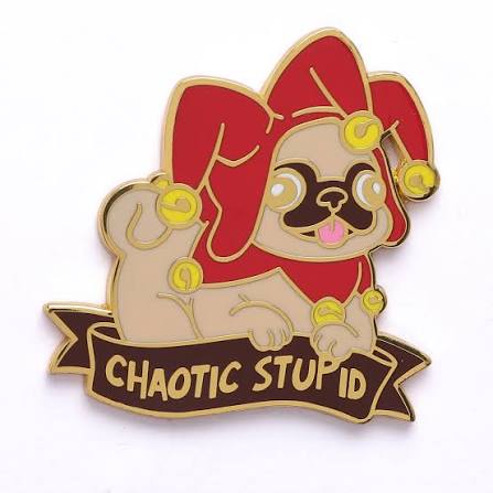 Chaotic Stupid Pug Pin - Game On