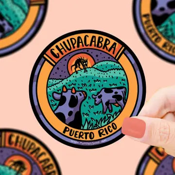 Chupacabra Cryptid Location Sighting Vinyl Sticker - Game On