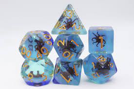 Coffee Octopus RPG Dice Set - Game On