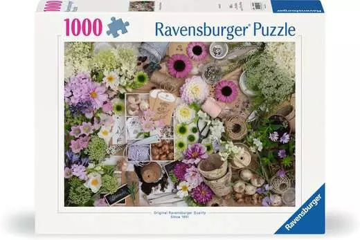 Colorful Floral Love 1000 Pc Puzzle - Game On