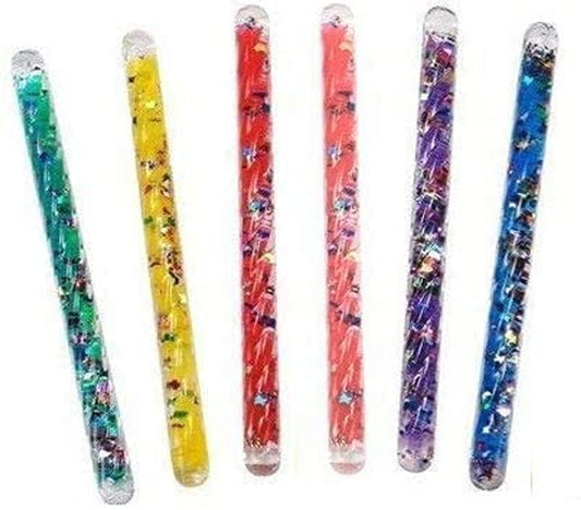Corkscrew Glitter Wand - Game On