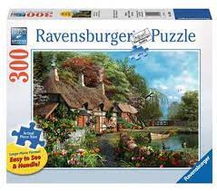Cottage on a Lake 300pc Puzzle - Game On