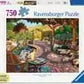 Cozy Backyard Bliss Large Format - 750 Pc - Game On