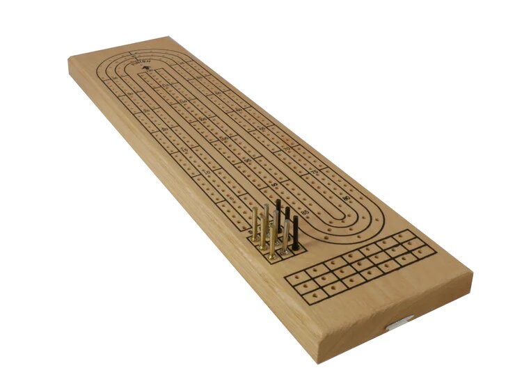 Cribbage - 3 Track Wood Cribbage - Classic - Game On