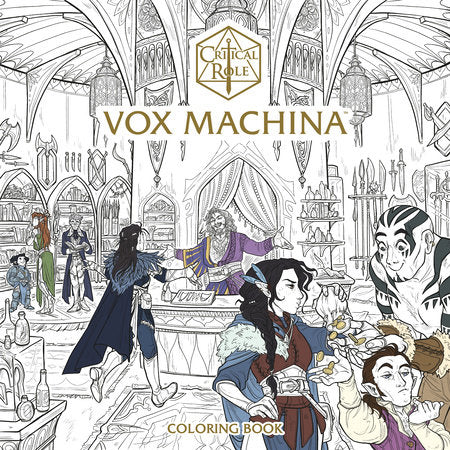 Critical Role: Vox Machina Coloring Book - Game On