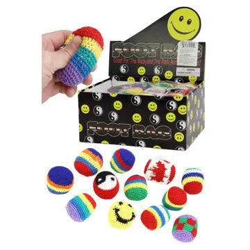Crochet Knitted Hacky Sack - Game On