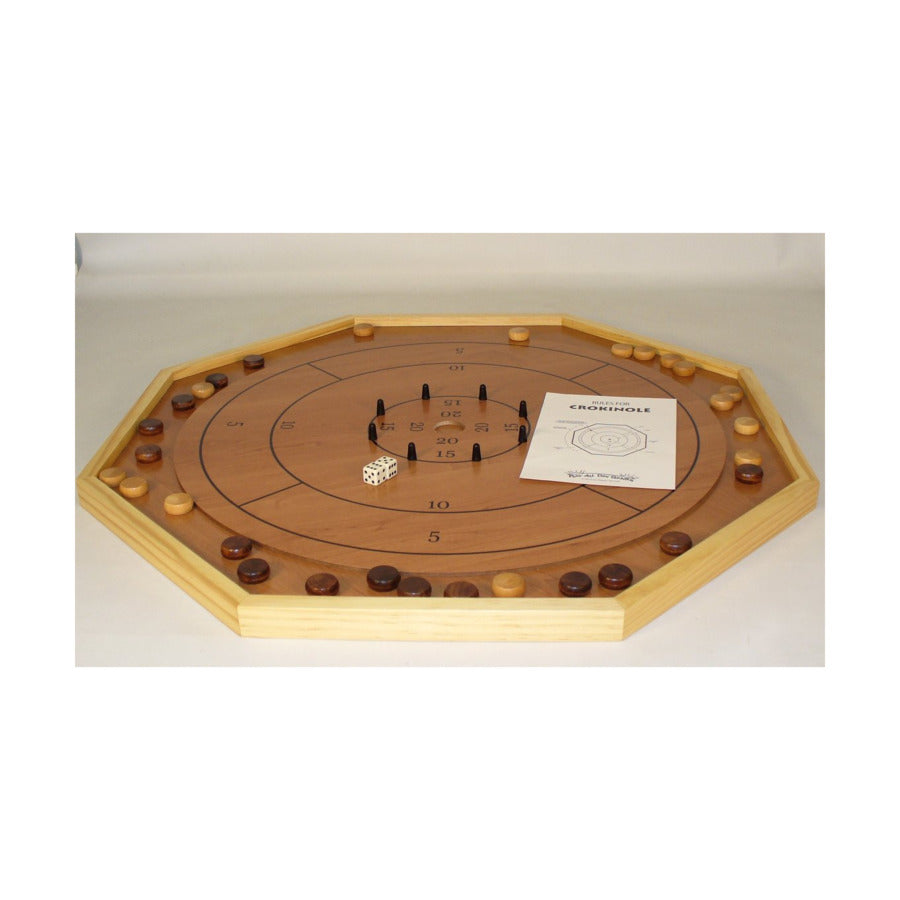 Crokinole Reversible Wood Game - Classic - Game On