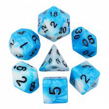 Cumulus Cloud RPG Dice Set - Game On