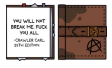 Dungeon Crawler Carl: Dungeon Anarchist's Cookbook Enamel Pin - Game On