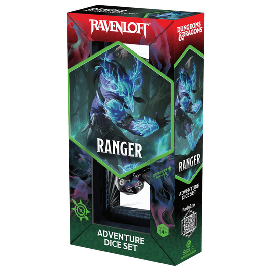 D&D Adventure Dice Ranger Black Blue - Game On