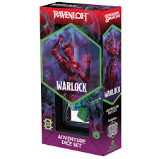 D&D Adventure Dice Warlock Purple Green - Game On