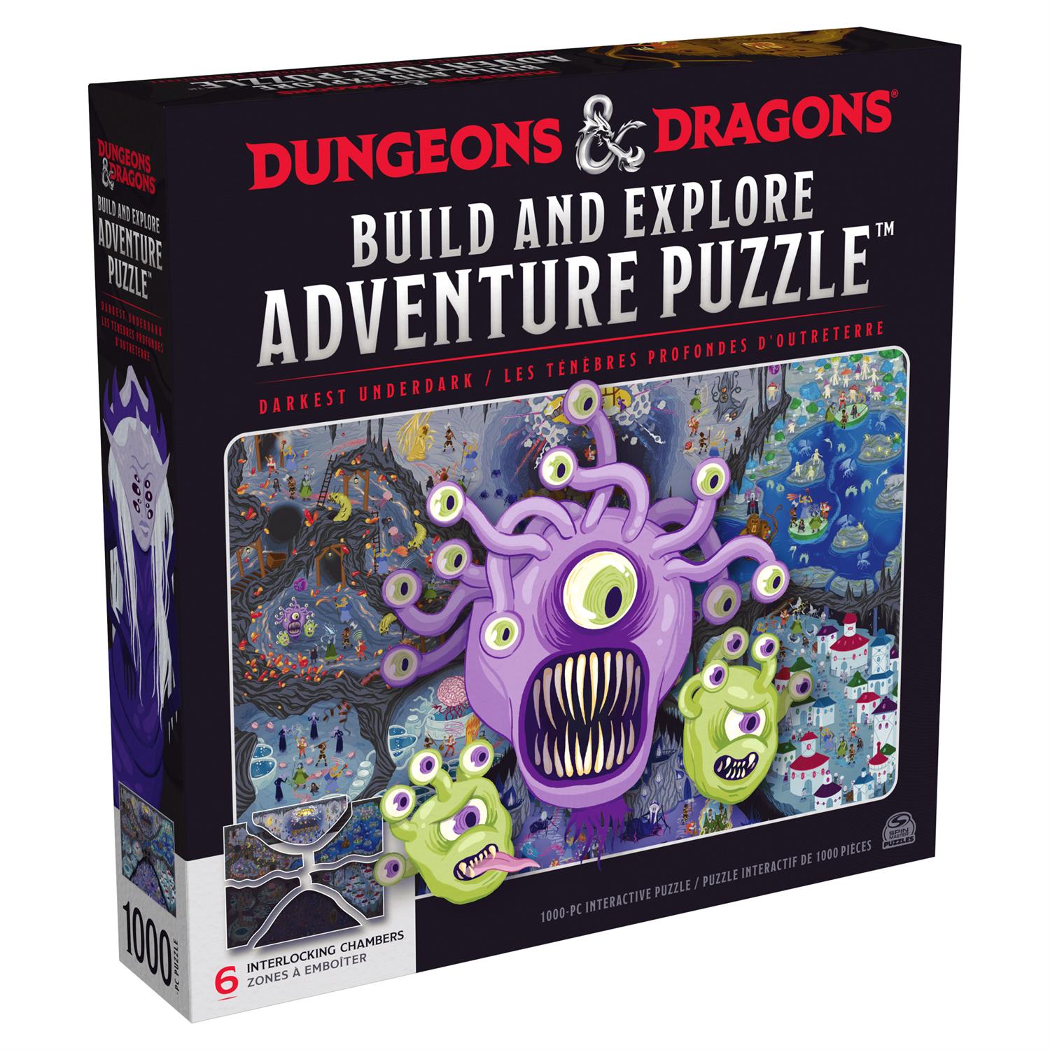D&D Build and Explore Adventure Puzzle - 1000 Piece - Game On