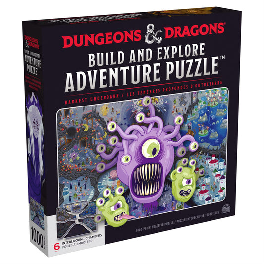 D&D Build and Explore Adventure Puzzle - 1000 Piece - Game On