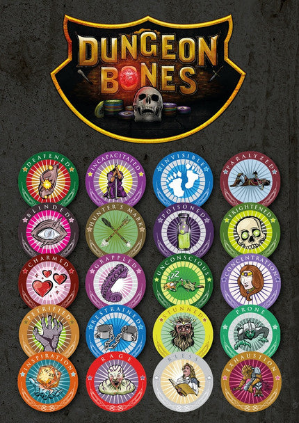 D&D Condition Chips by Dungeon - Game On