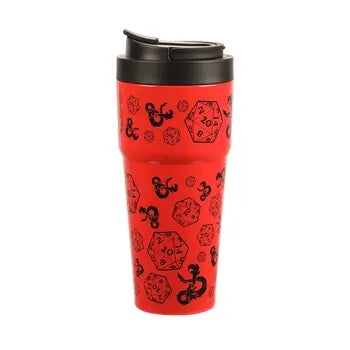 D&D Dice & Logo Coffee Tumbler - Game On