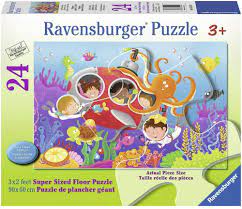 Deep Diving Friends 24pc Puzzle - Game On