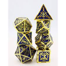 Deep Sea Sword RPG Metal Dice Set - Game On