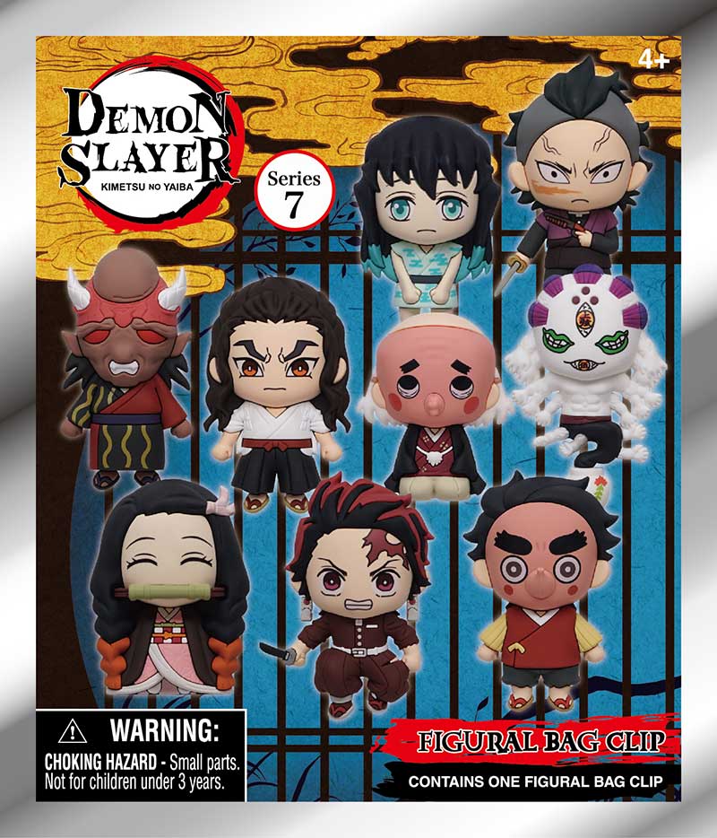 Demon Slayer (Season 3) 3D Foam Bag Clip, Series 7 - Game On